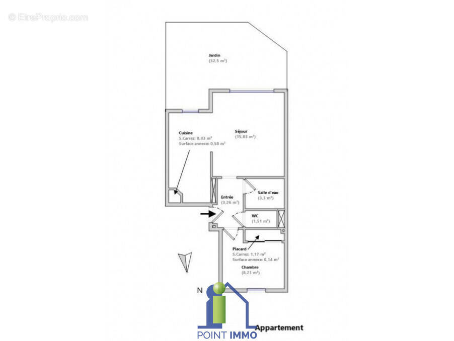 Appartement à MARSEILLE-13E