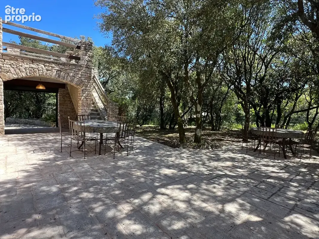 Entre Barjac et Uzès, Superbe maison en pierre avec vue panoramique - photo 15
