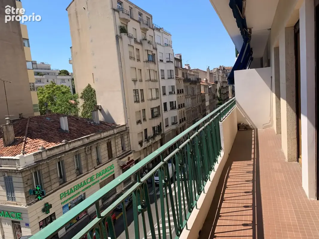 Grand t/3 paradis / w .puget avec terrasse et garage 13008 marseille - photo 8