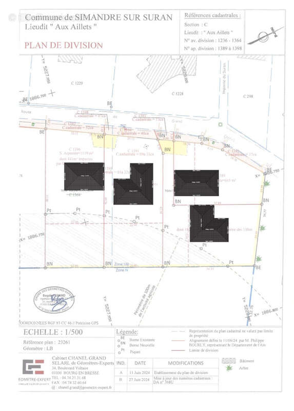 Terrain à SIMANDRE-SUR-SURAN
