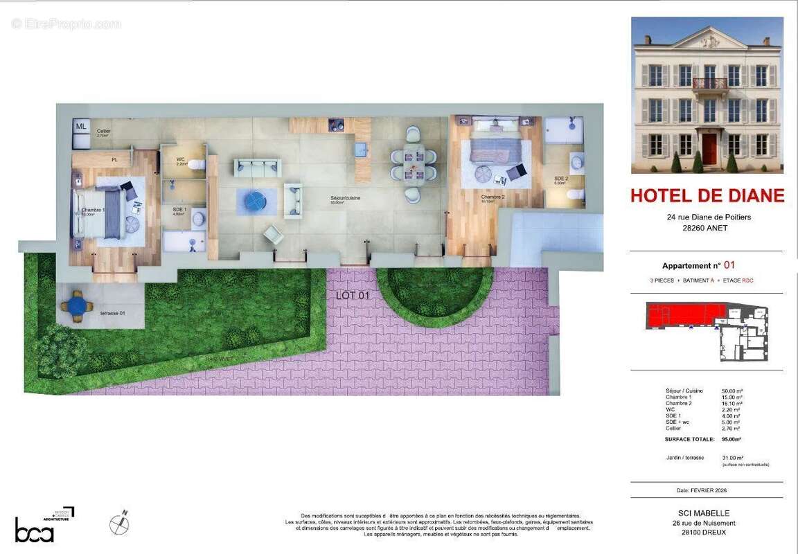 Appartement à ANET