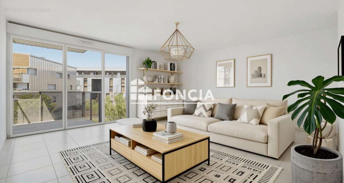T3 récent avec vue dégagée – 73 m² + parking intérieur – Bassins à Flot - photo 3