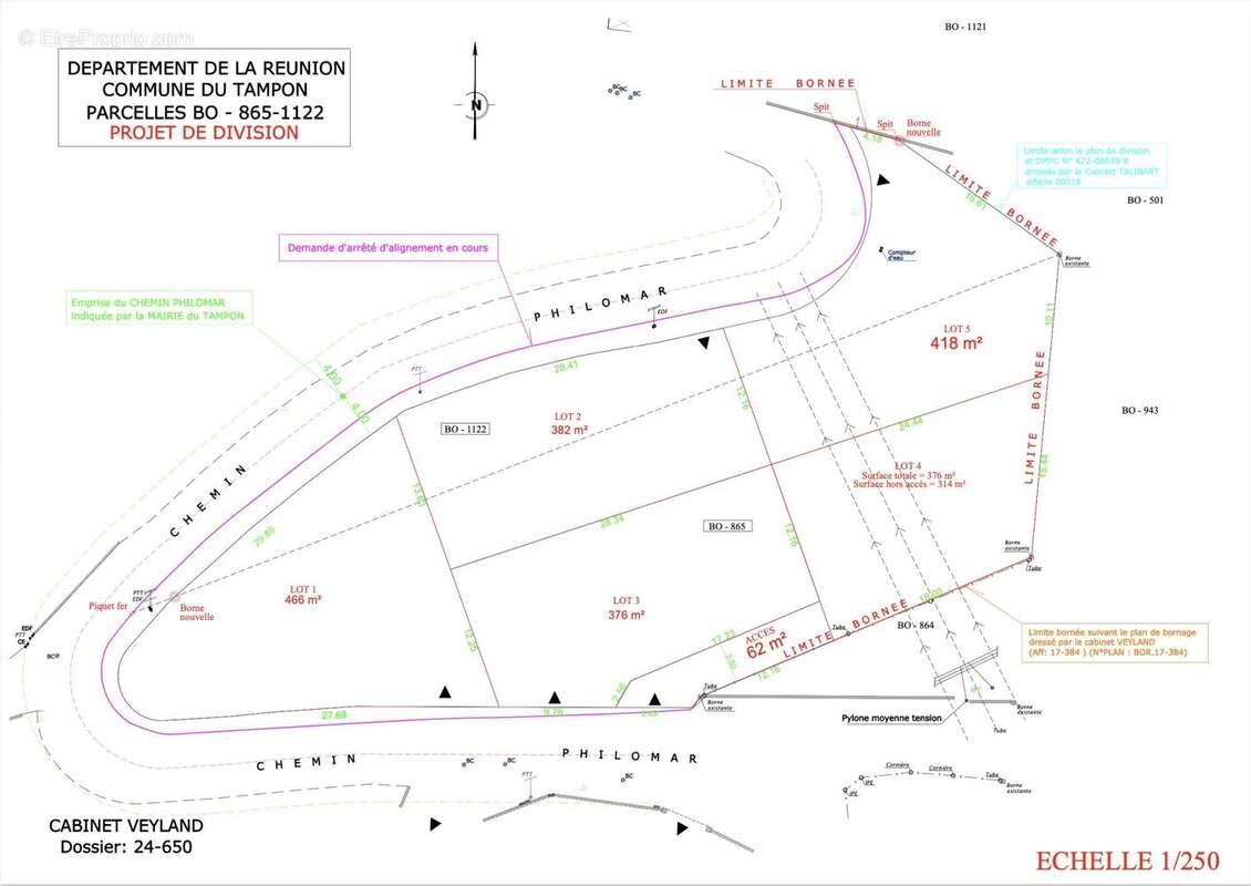 Terrain à LE TAMPON