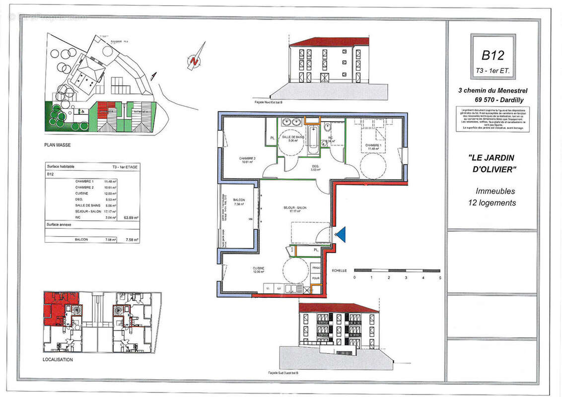 Appartement à DARDILLY