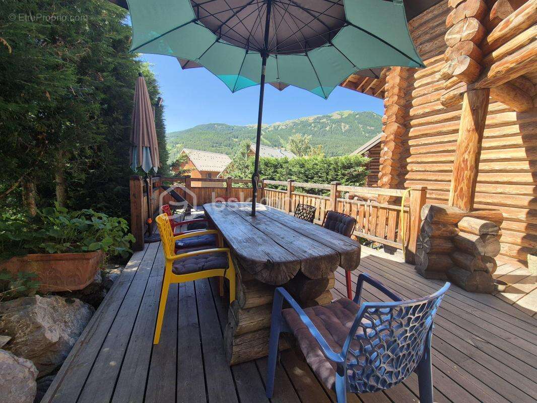  chalet d'exception en rondins – all0s – prestations haut de gamme – vue panoramique  - photo 5