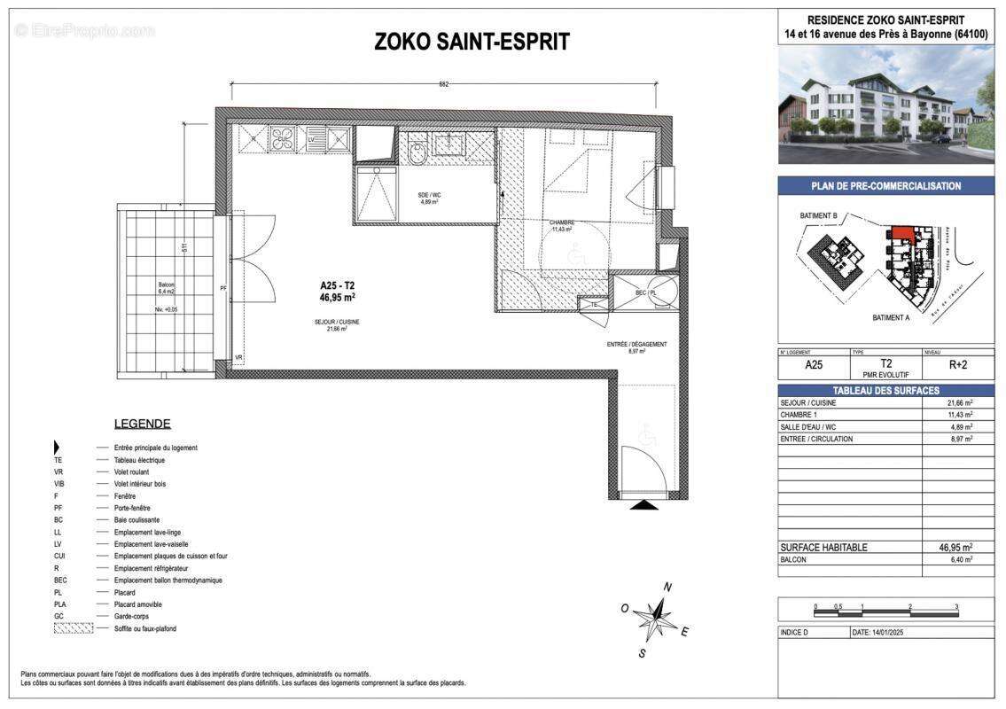 Appartement à BAYONNE