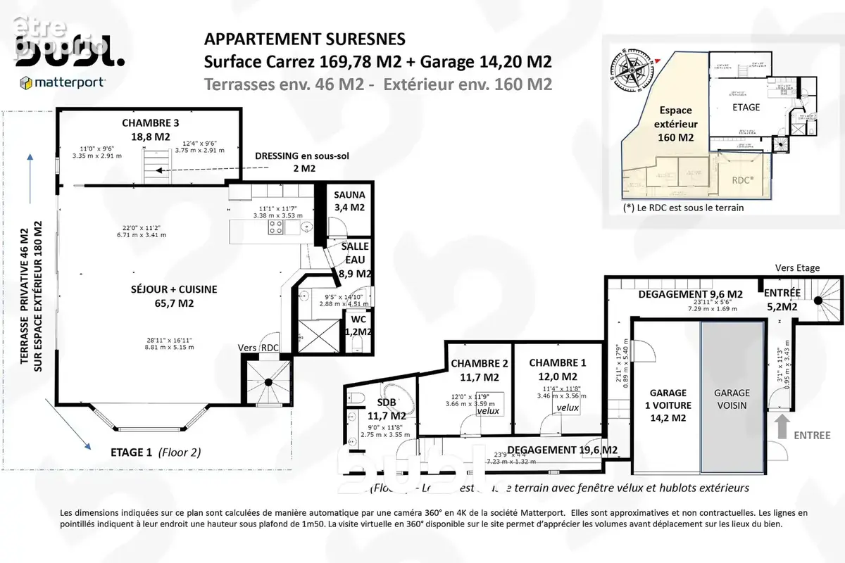 Duplex avec extérieur 160 M2 - Comme une maison - photo 10