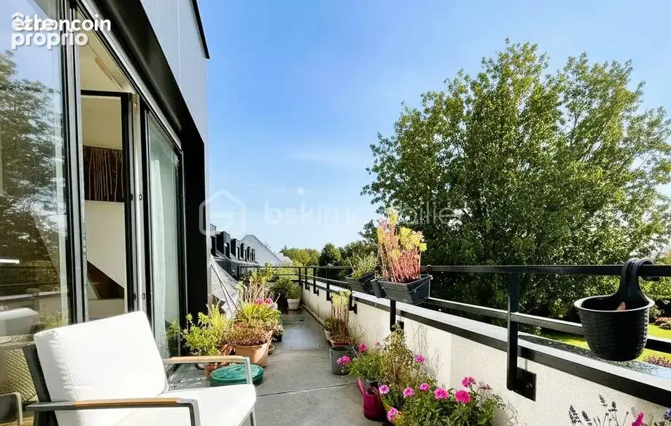 Appartement t3 lumineux avec grand balcon sud – l’hermitage (35590)  - photo 7