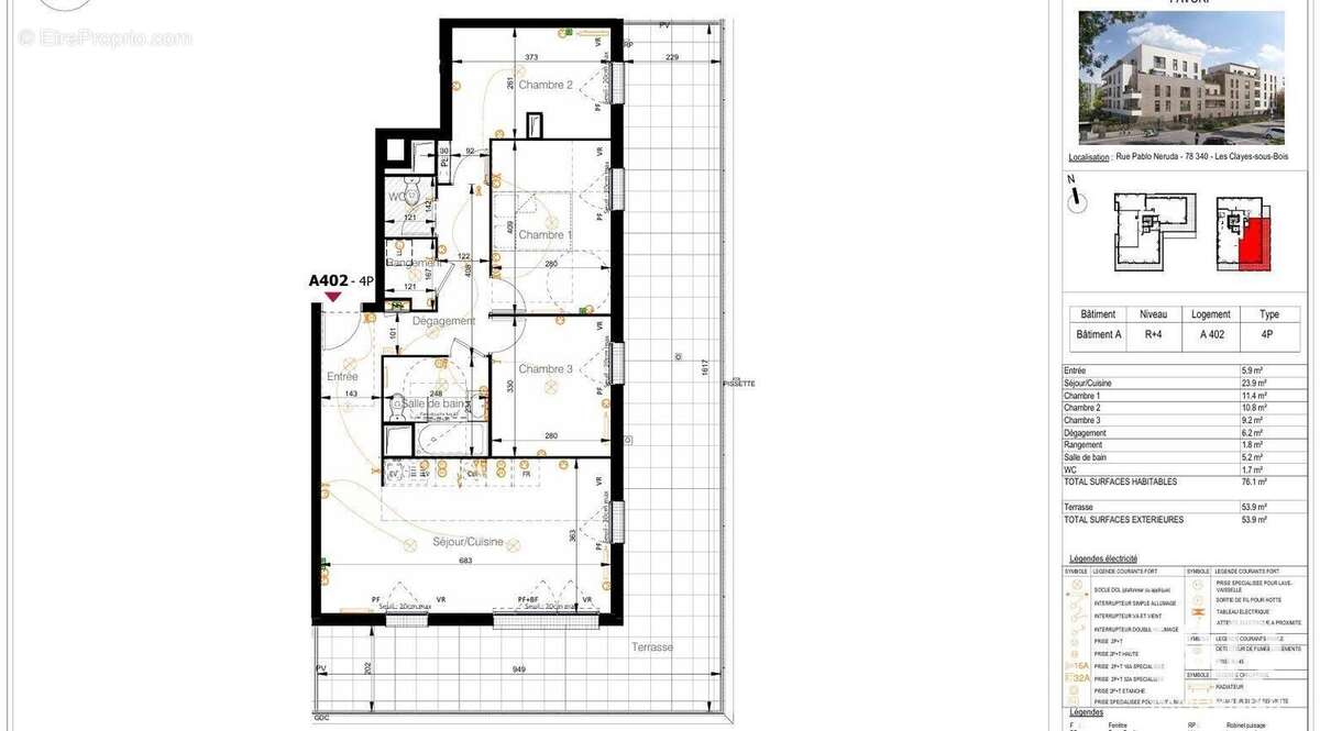 Photo 4 - Appartement à LES CLAYES-SOUS-BOIS