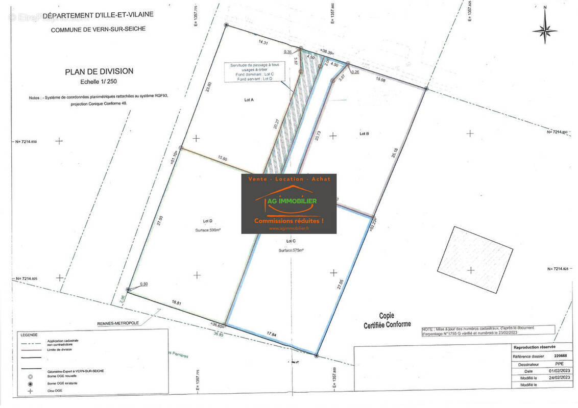 Terrain à VERN-SUR-SEICHE