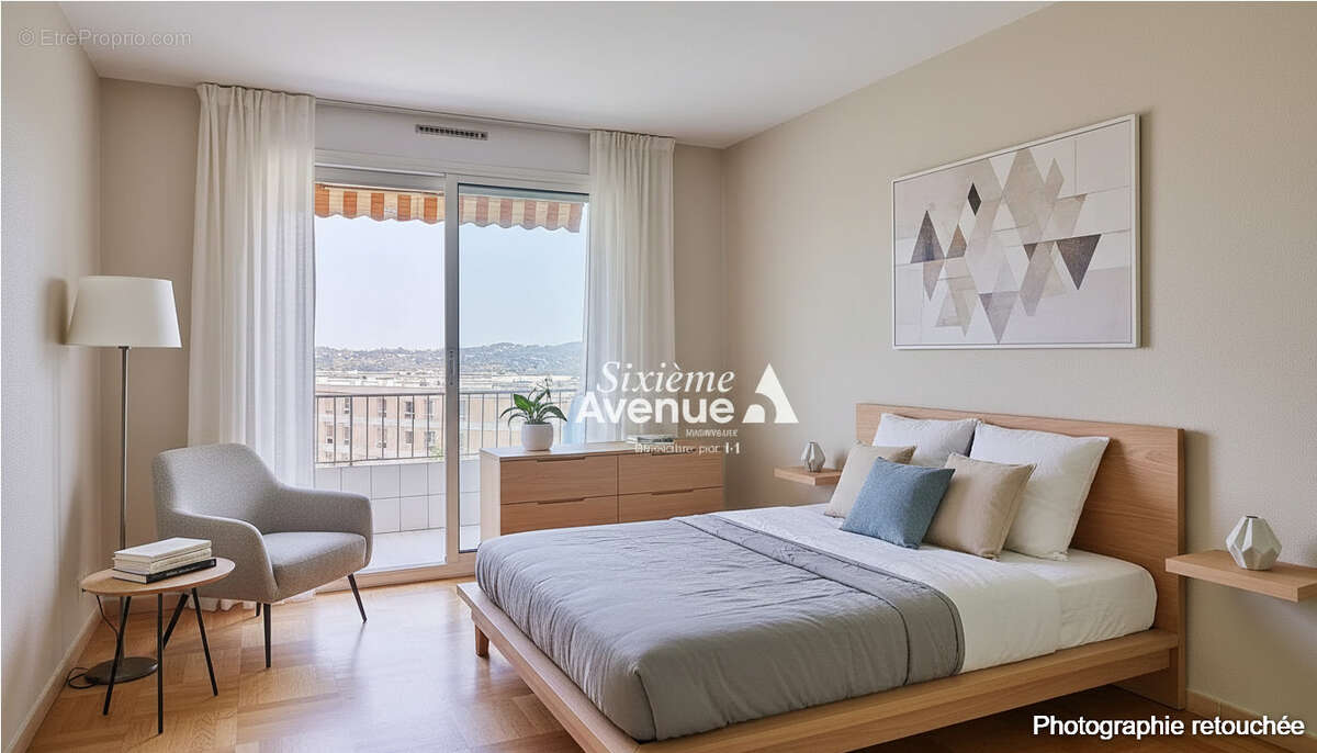 A vendre - Appartement Grasse 3/4 pièces de 78 m² - résidence sécurisée -  garage 17 m2 - photo 6