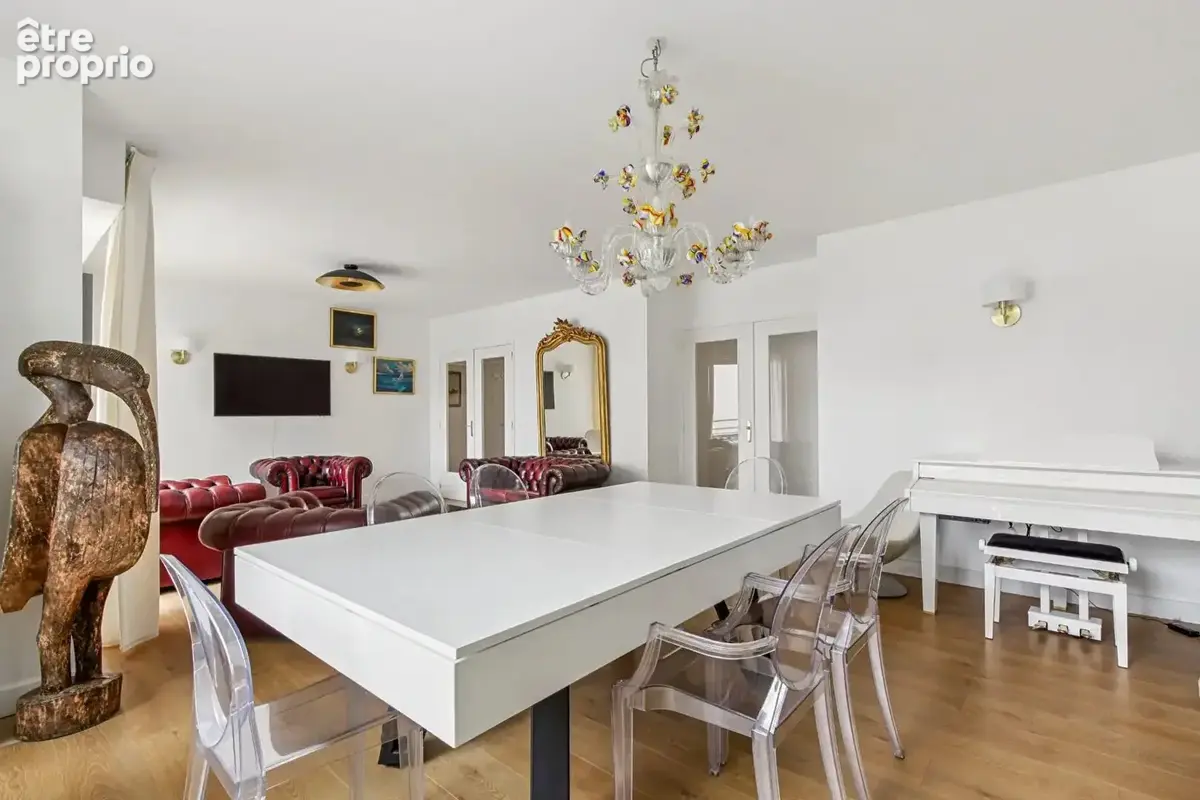 BAS DE CHATOU à 3 mn du RER appartement 5 pièces de 123.55 m² avec 3 chambres, balcon, ascenseur - photo 3
