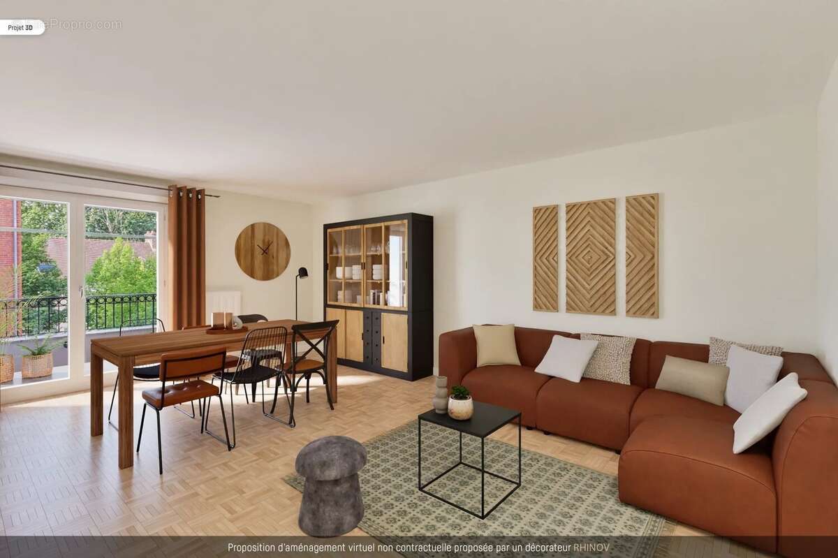  Appartement 4 pièces lumineux – RAMBOUILLET (78120) - photo 2