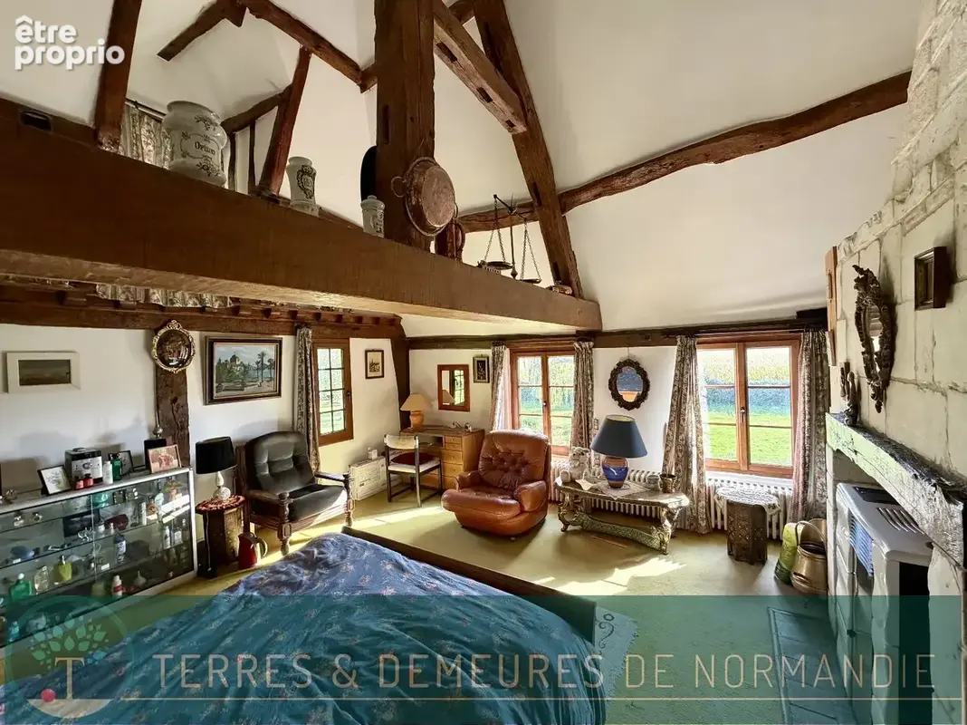 A vendre Charmant Prieuré avec Maison d'Amis édifié sur un terrain de plus de 3 900m² proche du BEC HELLOUIN (27800) - photo 7