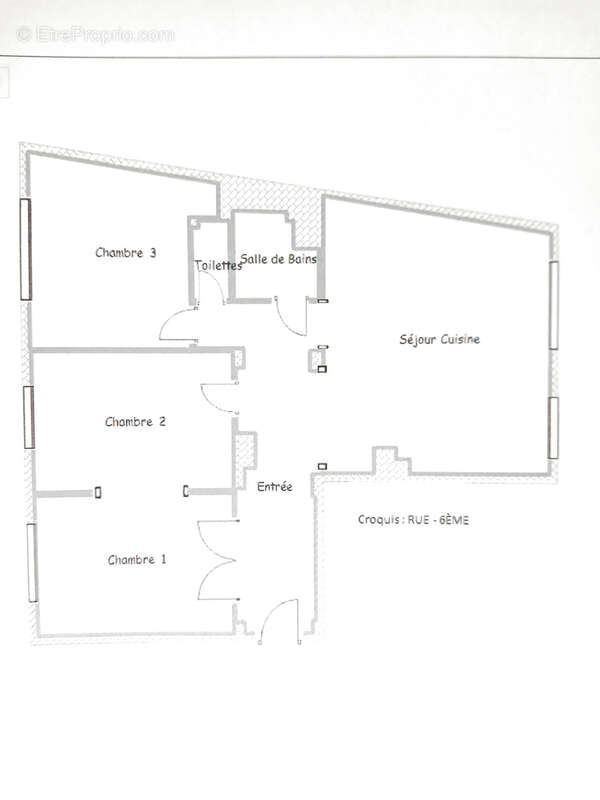 Appartement à PARIS-20E