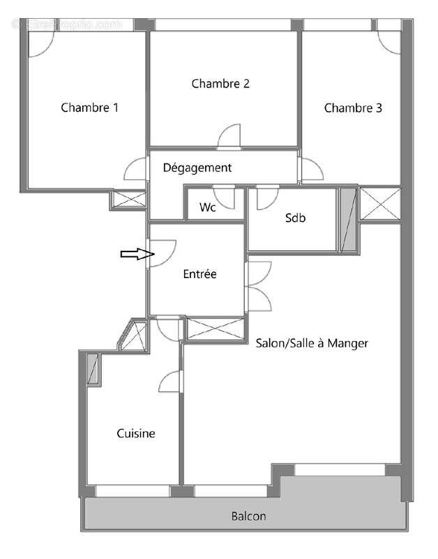 Appartement à RUEIL-MALMAISON
