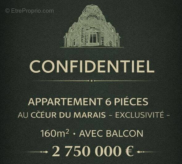 Appartement à PARIS-4E