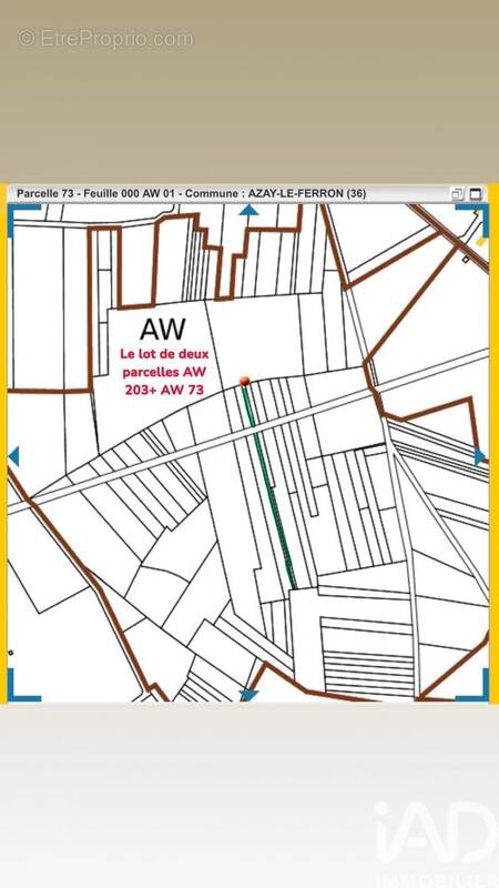 Photo 1 - Terrain à AZAY-LE-FERRON