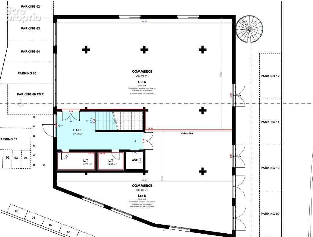 Locaux commerciaux a vendre - 383 m2 - photo 2