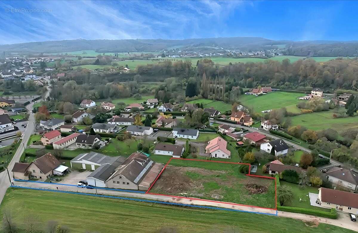 EXCLUSIVITE : à BUSSUREL (Héricourt), 2 Terrains constructibles, 1121 m2 chacun - photo 4