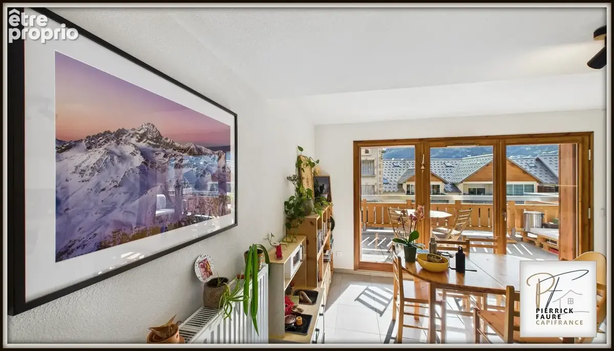 T3 avec terrasse plein sud, vue montagnes, cave à Briançon - photo 9