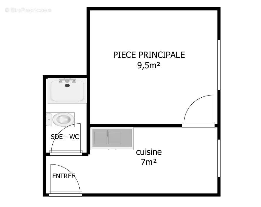 Appartement à PARIS-18E