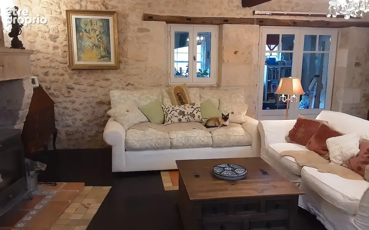 2 maisons en pierre renovée au calme, avec atelier sur terrain d'environ 1500m2 - photo 46