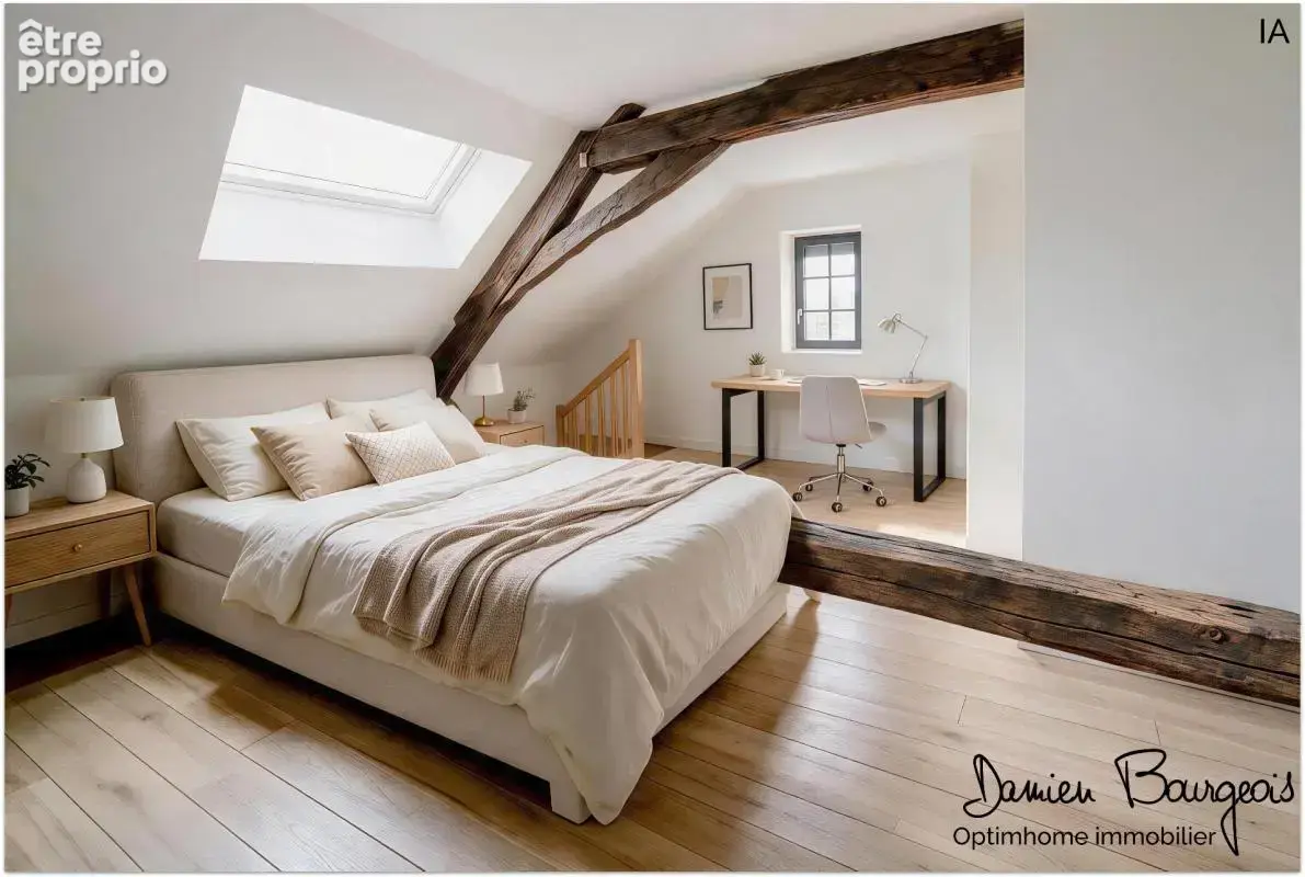Maison mitoyenne brute avec fort potentiel d'environ 84 m² (110 m2 sol) - photo 6