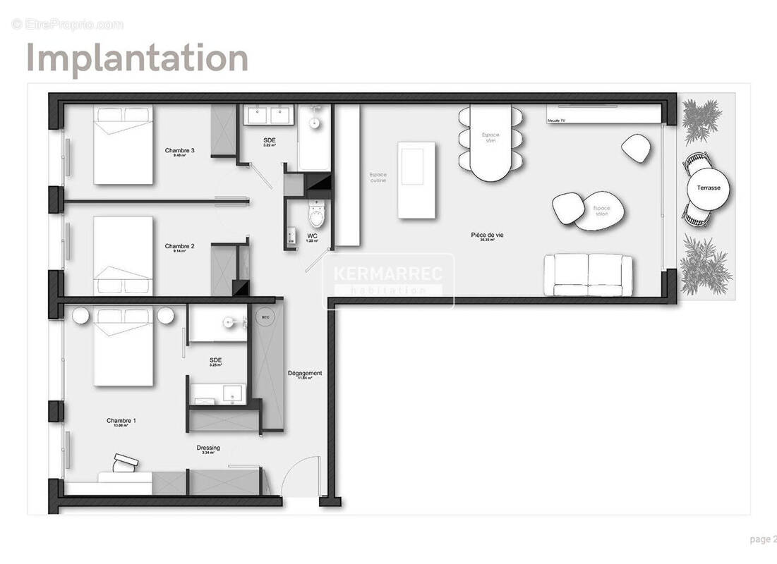 Appartement à LA BAULE-ESCOUBLAC