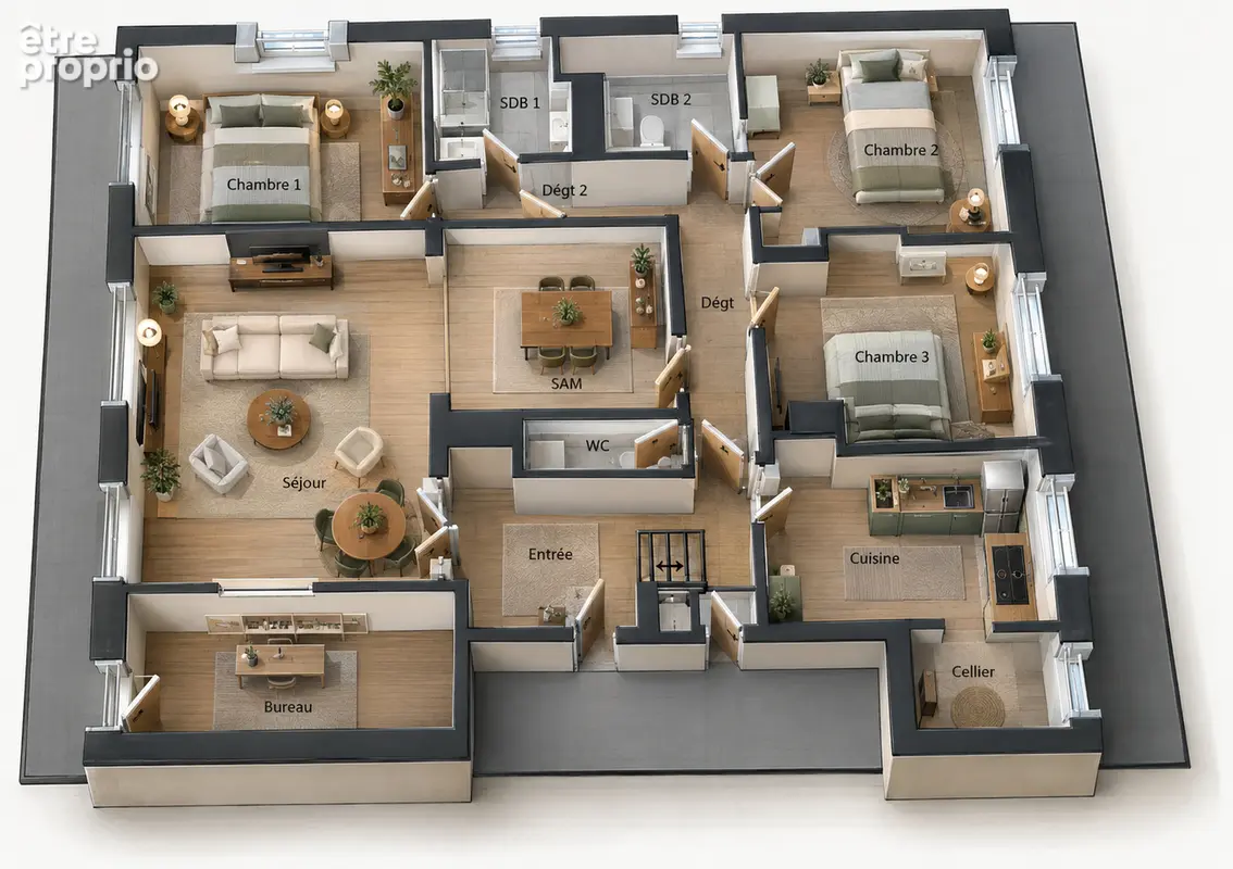 Appartement Neuilly Sur Seine 6 pièce(s) 152.91 m2 - photo 22