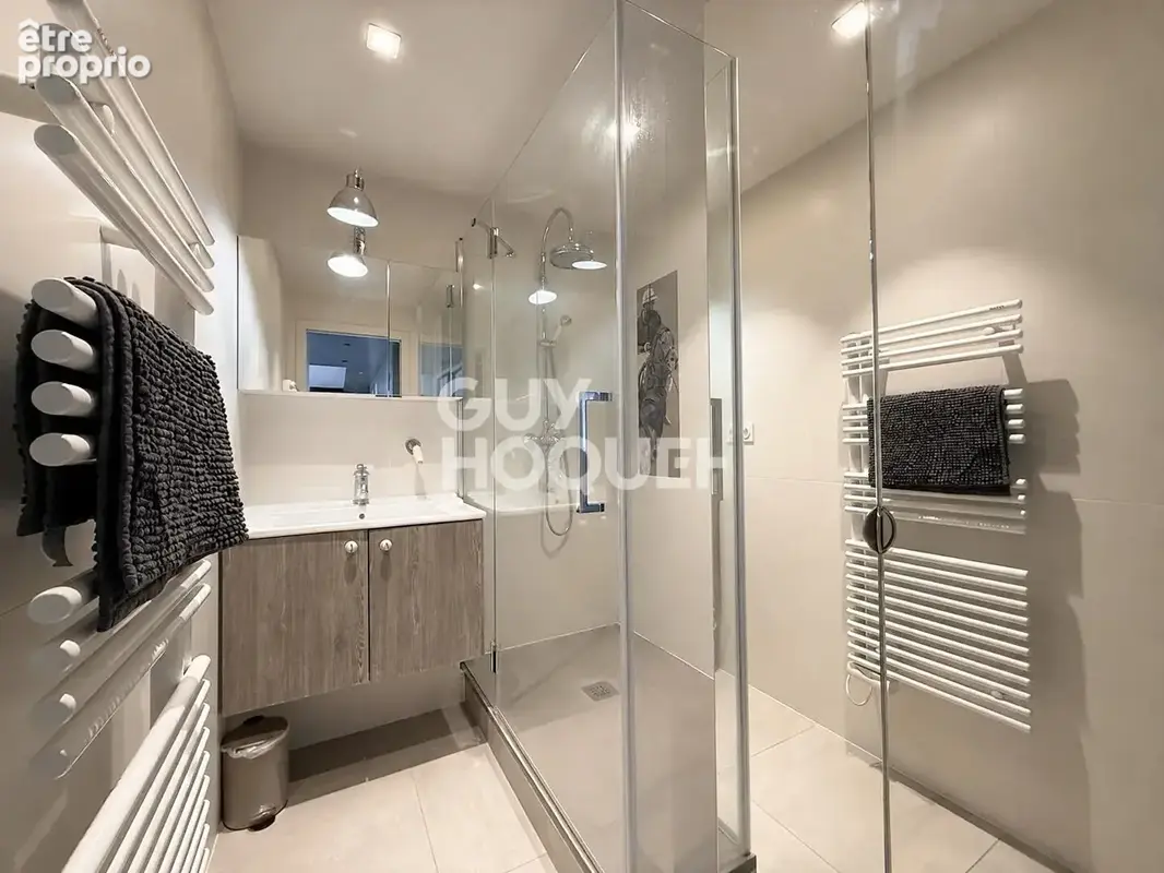 Tourgeville plage - appartement 2/3 pieces en rez de jardin face mer - photo 11
