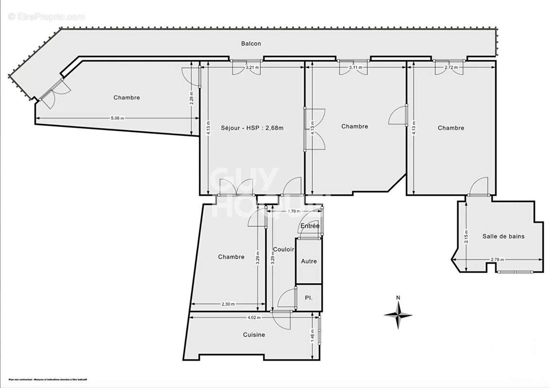 Appartement 4 pièces à vendre - 73 m2 - 10m2 de balcon filant - photo 10