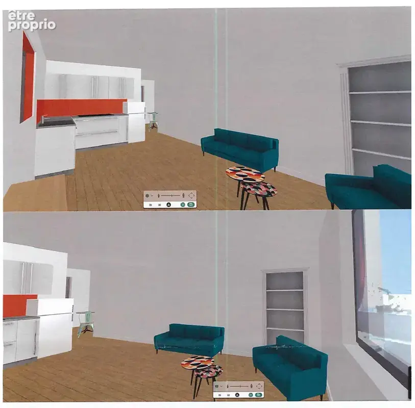 Studio- 37 m2 habitables - 1 Place de parking privative - photo 5