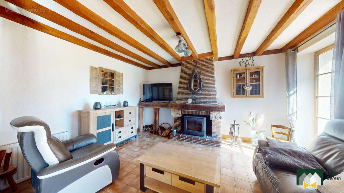 Coin salon - Maison à SAINT-AUBIN-DES-BOIS