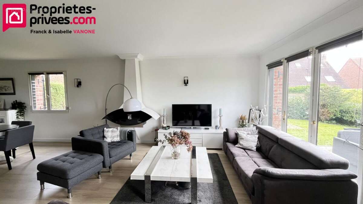 Individuelle lumineuse et familiale - 150 m² (190m² utiles) - 5 chambres - jardin SO - double garage - LOMPRET - photo 3