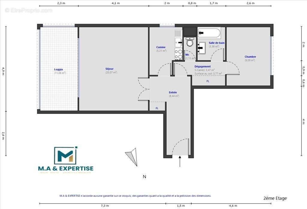 Appartement à LE CANNET