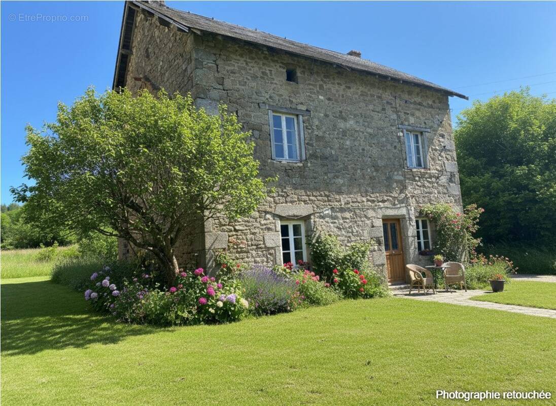 projection embellissement IA - Maison à EYMOUTIERS