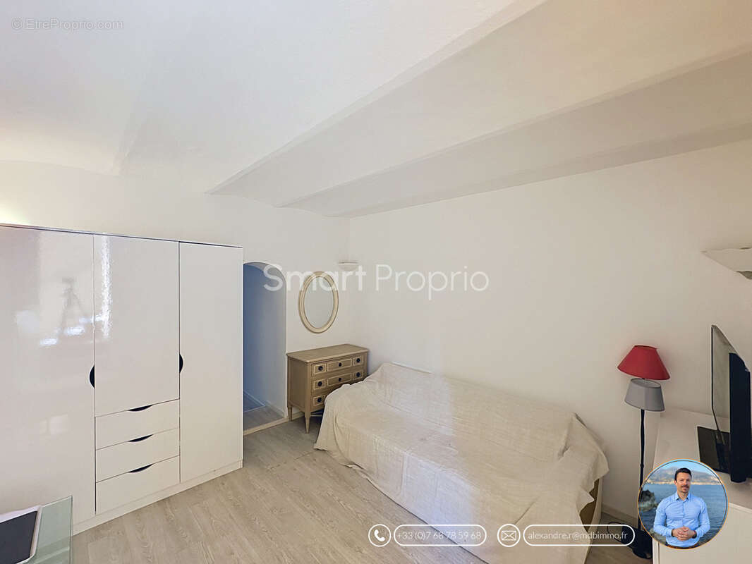 Menton riviera - studio traversant de 23,53m2 meublé et équipé sans charges ! - photo 4
