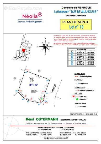 Terrain à REININGUE