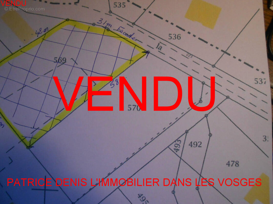 Terrain à LA VOIVRE