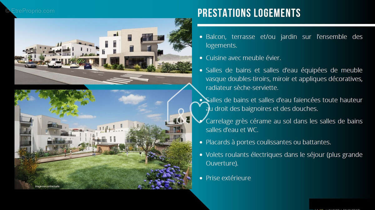 Immaculée, appartement Re2020 - T4 avec 3 terrasses et 2 stationnements , disponibilité immédiate. - photo 16