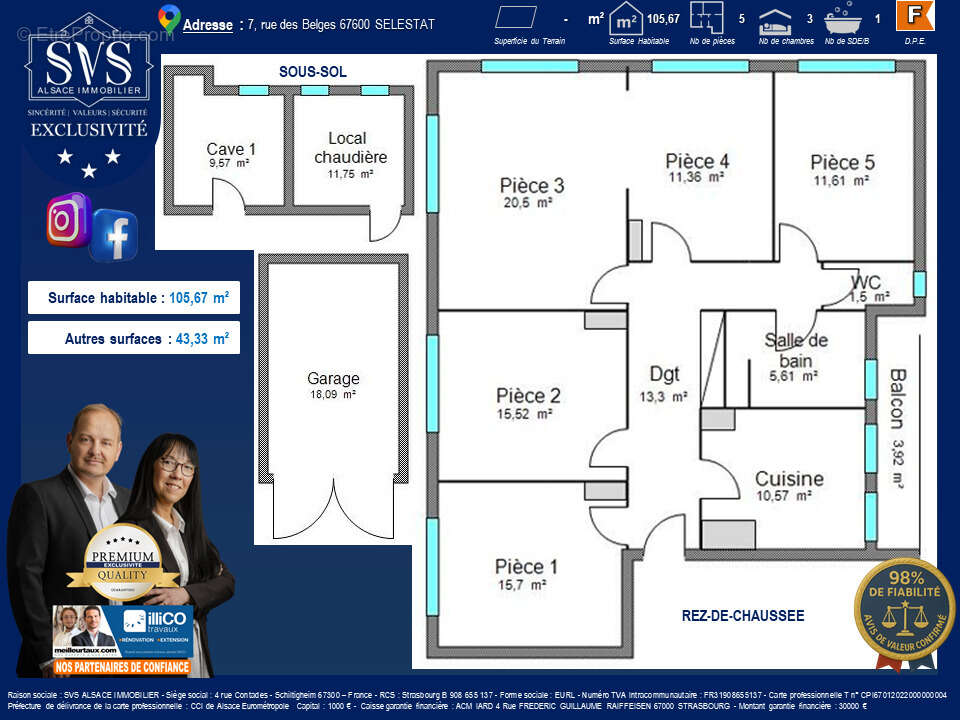 Appartement à SELESTAT