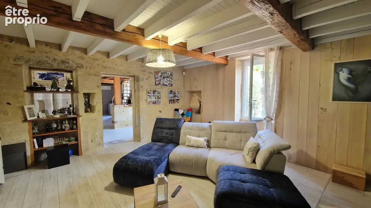 10 min de sauveterre de guyenne - maison en pierre 160 m2 - terrain 3900 m2 - photo 8