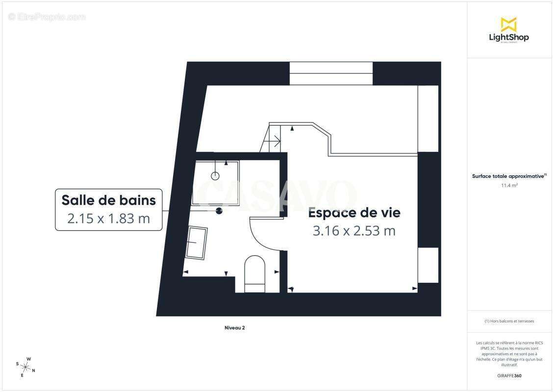 Appartement à PARIS-3E
