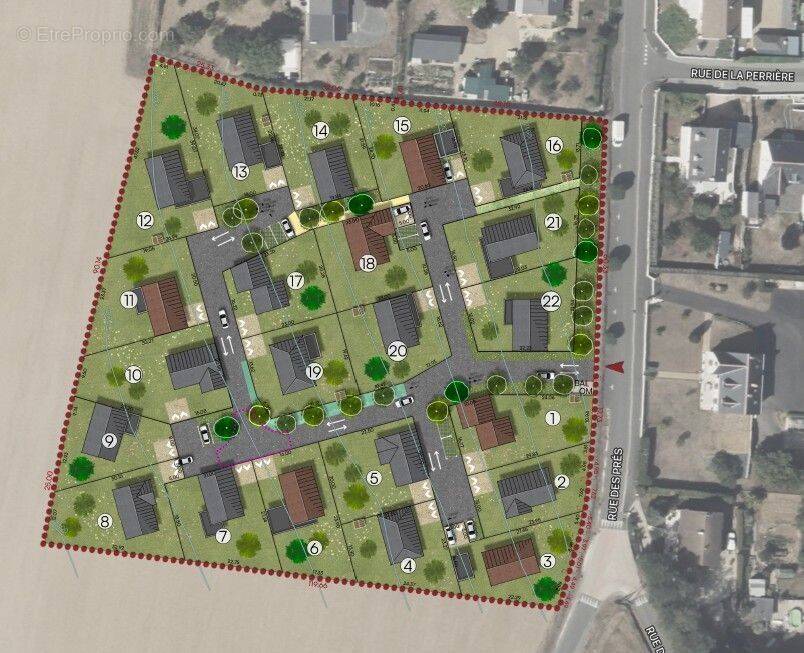 Terrain à BEAUMONT-LA-RONCE