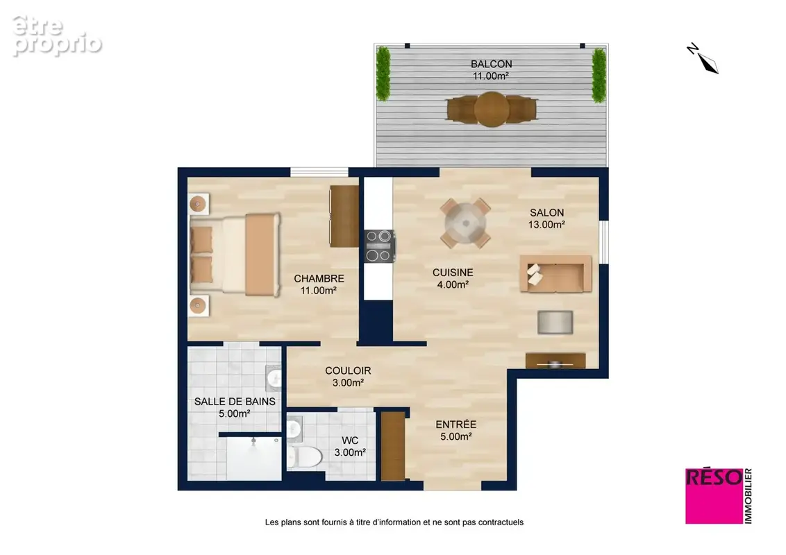 Appartement 42 m² à Bonne  - photo 2