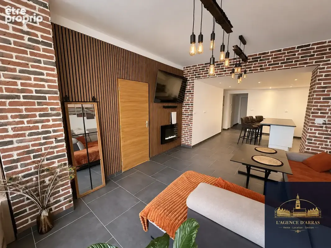 Saint-laurent-blangy   un t3 aux allures de loft, à deux pas de la gare d’arras ! - photo 4