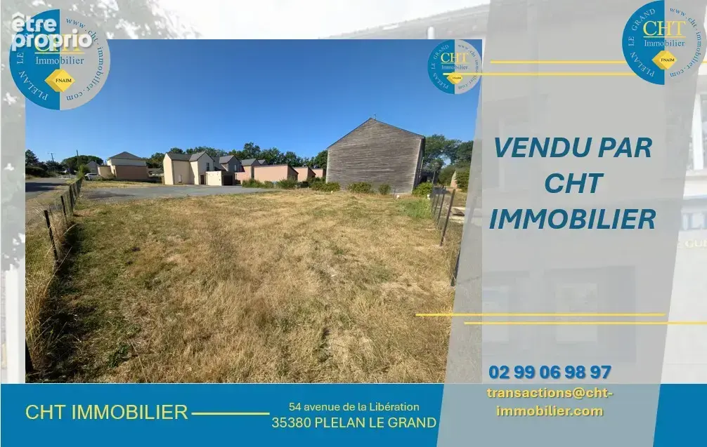 Terrain à PLELAN-LE-GRAND