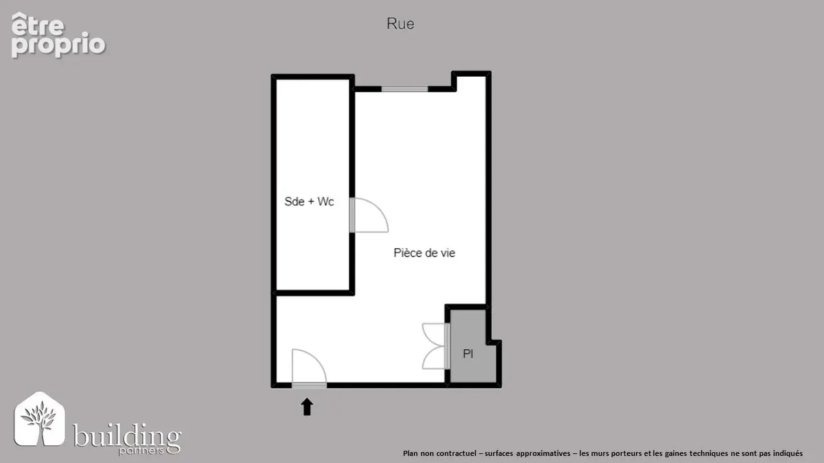 Ternes-Maillot Paris 17ème - Studette 8,9 m² - photo 2