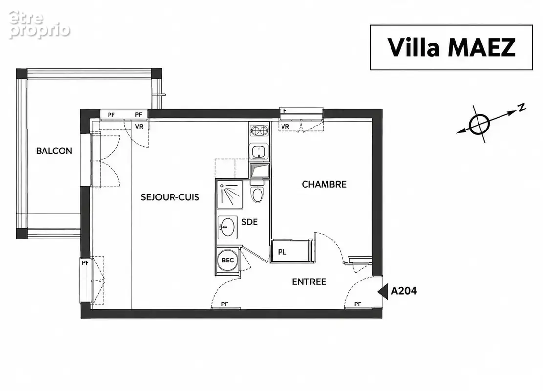 À vendre : Appartement de type 2, 40.56 m² à Pleurtuit comprenant terrasse et stationnement - photo 6